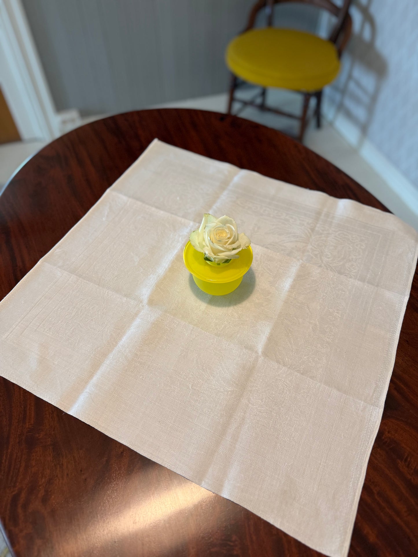 Duk vintage håndvevet i lin