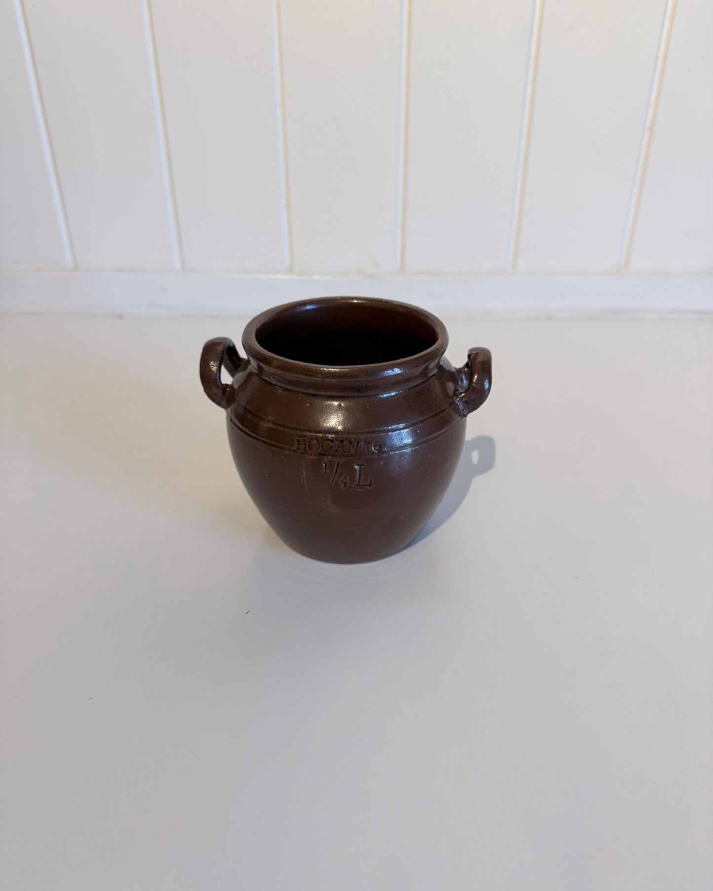 Krukke 1/4L fra Höganäs i stengods