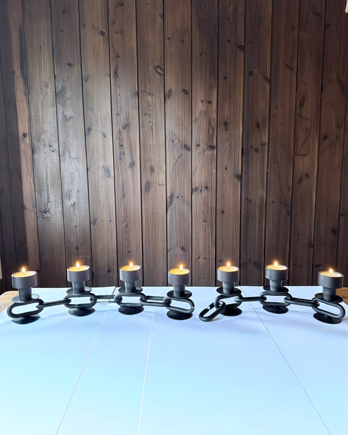 Lysestake fra Våges med adapter sett til telys