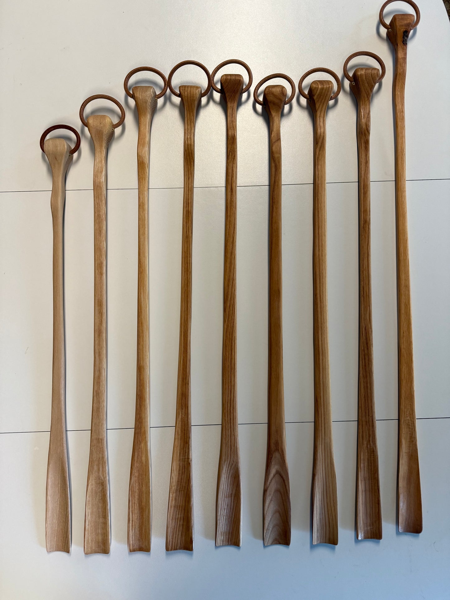 Skohorn håndlaget i tre 65 cm